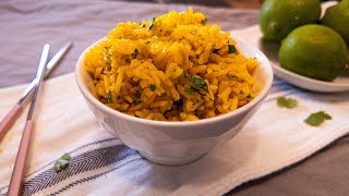 Easy 4-Minute Instant Pot Coconut Turmeric Rice That Tastes Like Heaven!
