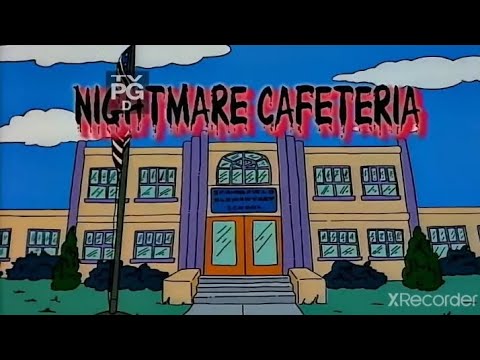 Los simpson la casita de horror:la cafeteria de las pesadillas