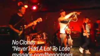 No Clones play "Never Had A Lot To Lose" by Cheap Trick