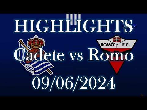 HIGHLIGHTS | Real Sociedad Cadete vs Romo FC sub16 | Copa Vasca Cadete Cuartos de Final (09/06/2024)