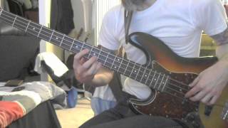 Colin Stetson & Sarah Neufeld - Won't Be a Thing to Become (bass cover)