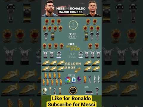 Messi vs Ronaldo Major Trophies #messivsronaldo #messi #ronaldo #messironaldo #goat #football