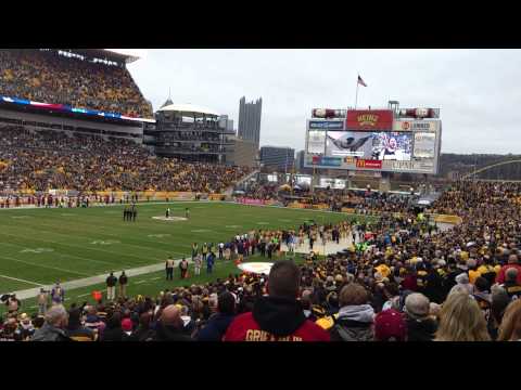 Polynesian superstar artist FIJI at Steelers game in Pittsburgh, PA