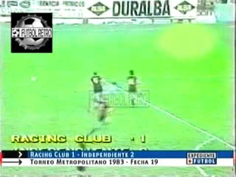 Racing 1 vs Independiente 2 Metropolitano 1983 FUTBOL RETRO TV