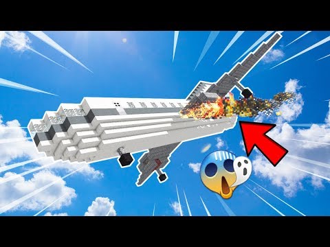 OUR PLANE CRASHES IN MINECRAFT 😱✈ WILL THERE BE SURVIVORS?  |  MINECRAFT ROLEPLAY ANIMATION