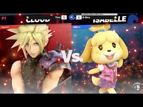 TSL 204 SSBU Losers Finals -Thor (Cloud) vs B-Rice (Isabelle)