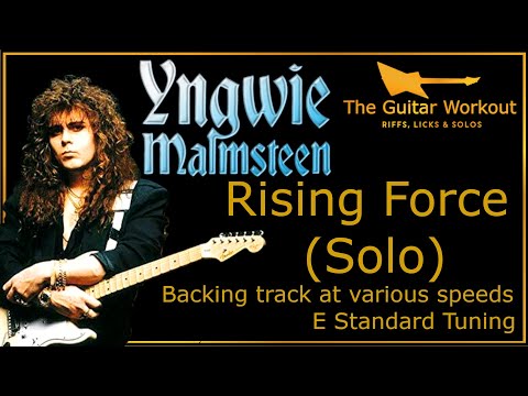 The Guitar Workout - Y.Malmsteen - Rising Force (First Solo) [E Tuning]