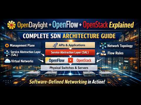 Opendaylight Openflow Openstack Explained Complete Sdn Architecture Guide
