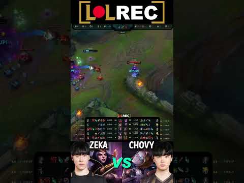 GEN Chovy vs HLE Zeka - ORIANNA vs LEBLANC Mid #leagueoflegends #shorts #chovy #zeka #highlights