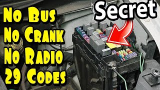 How to replace a bad TIPM. Chrysler Jeep Dodge. no radio, No CAN Bus network, No Start, B222C U0010