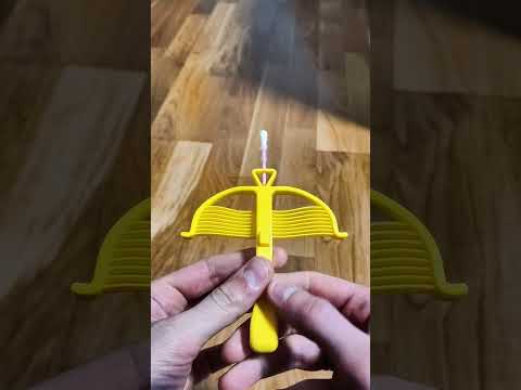Мини-арбалет «Cotton Shot» | 3D-печать | Шуточная игрушка, стреляет ватными палочками - фото 1 - id-p2844555571