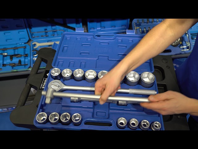 Video teaser for BRILLIANT TOOLS BT025020 3/4 Zoll Steckschlüssel-Satz, 20-tlg [Powered by KS TOOLS]