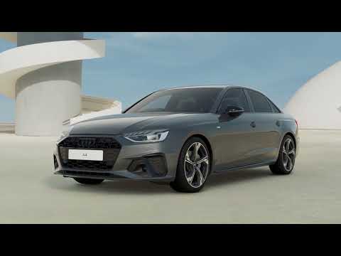 Brand New Audi A4 Black Edition 40 TFSI S Tronic in Daytona Grey Pearlescent at Stafford Audi