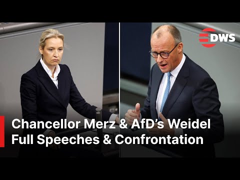 FULL BUDGET DEBATE: German Chancellor Merz & Alice Weidel Clash in Bundestag on 2026 Budget | AC1E