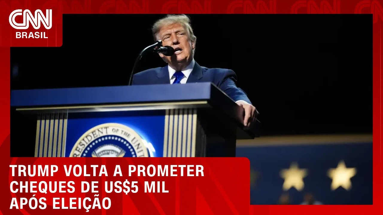 Trump promete US$ 5 mil para adultos caso republicanos vençam eleições | CNN AGORA
