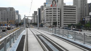 広島駅に乗り入れた路面電車