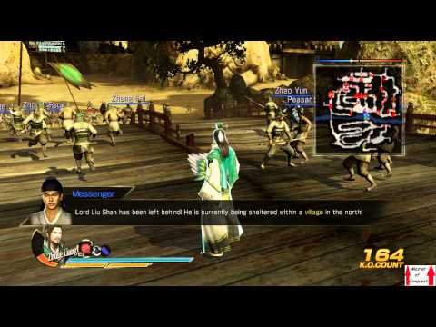 Dynasty Warriors 8 Shu Campaign Walkthrough Part 6 - Battle of Changban