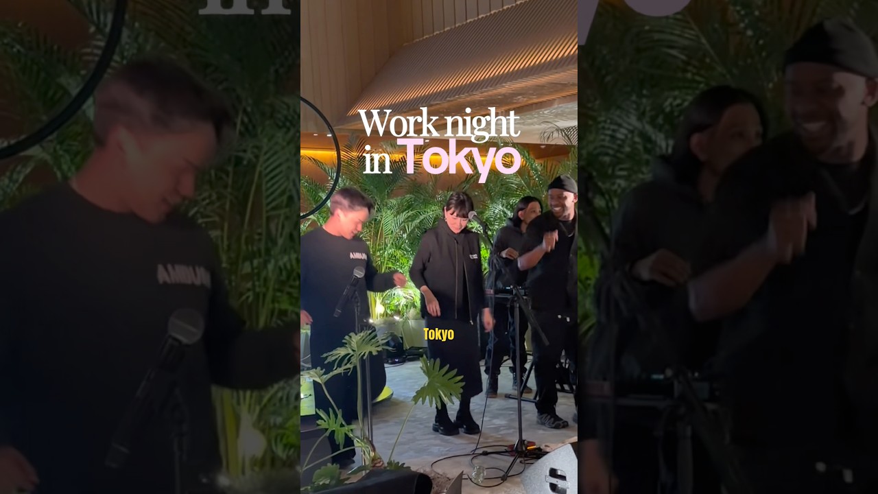 A work night in Tokyo