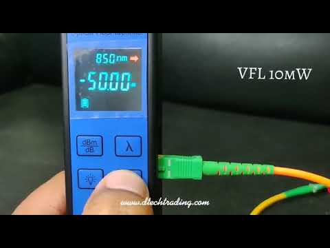 Optical fiber Live identifier in Nepal with Power meter and VFL
