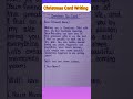 Christmas Card Writing Christmas Card Message Christmas Letter Christmas Wishes Greeting Card