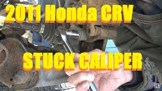 2011 Honda CRV Rear Brakes and a very stuck caliper - Auto Repair