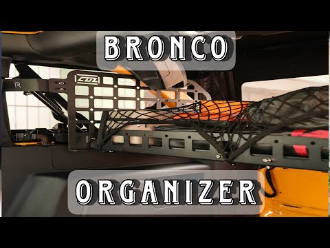 Upgrade Your Ford Broncos Storage Capacity With Molly Panels. Ford Bronco Storage Shelf & Organizer.