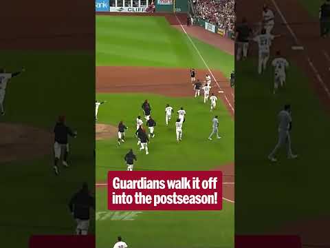 The Guardians are going to the postseason! 🔥