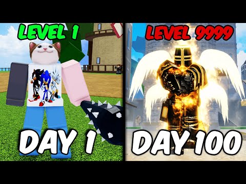 Noob to Pro in 100 Days (BLOX FRUITS)