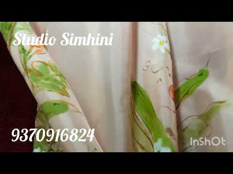 Hand Painted Silk Saree