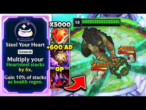 WHEN ILLAOI GETS 5000 HEARTSTEEL STACKS NOBODY CAN KILL HER! (15,000+ HEALTH, 1200 AD)