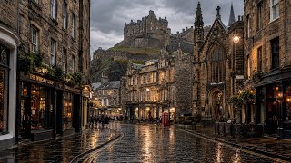 Edinburgh, Scotland 🏴 | Castle to Royal Mile Walk | 4K HDR Walking Tour