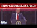 Trump S Full Speech At Charlie Kirk S Funeral