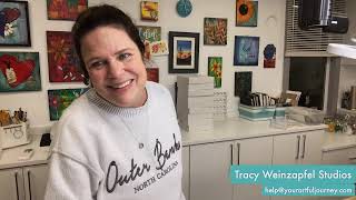 Wednesday night LIVE Free Art Journal Demo - September 17 2025 at 7:30 pm EST