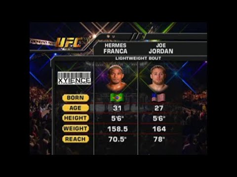 Hermes Franca vs Joe Jordan full fight