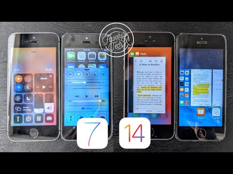 iOS 14 vs iOS 7 Full comparison 😍