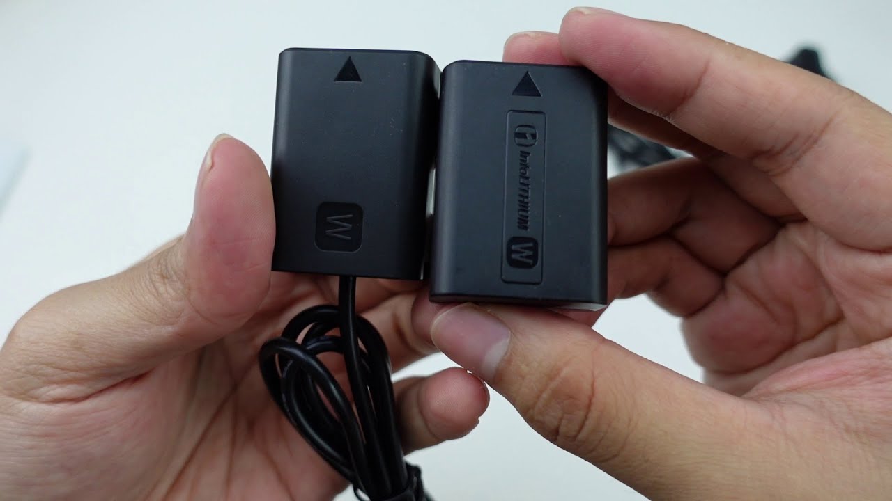 DUMMY BATTERY FOR SONY A6000, 6100, 6300, 6400, 6500 (NP-FW50) UNLIMITED POWERRRR!!!