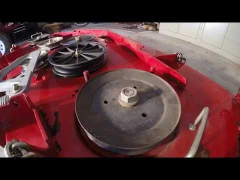 Check Mower Deck Spindle Pulley Bearings Exmark Lazer Z S-Series