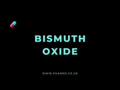 How to pronounce Bismuth oxide