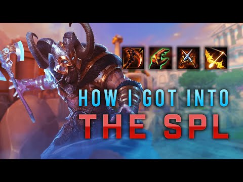 The Story of How I Got in the SPL!! - SMITE Ranked