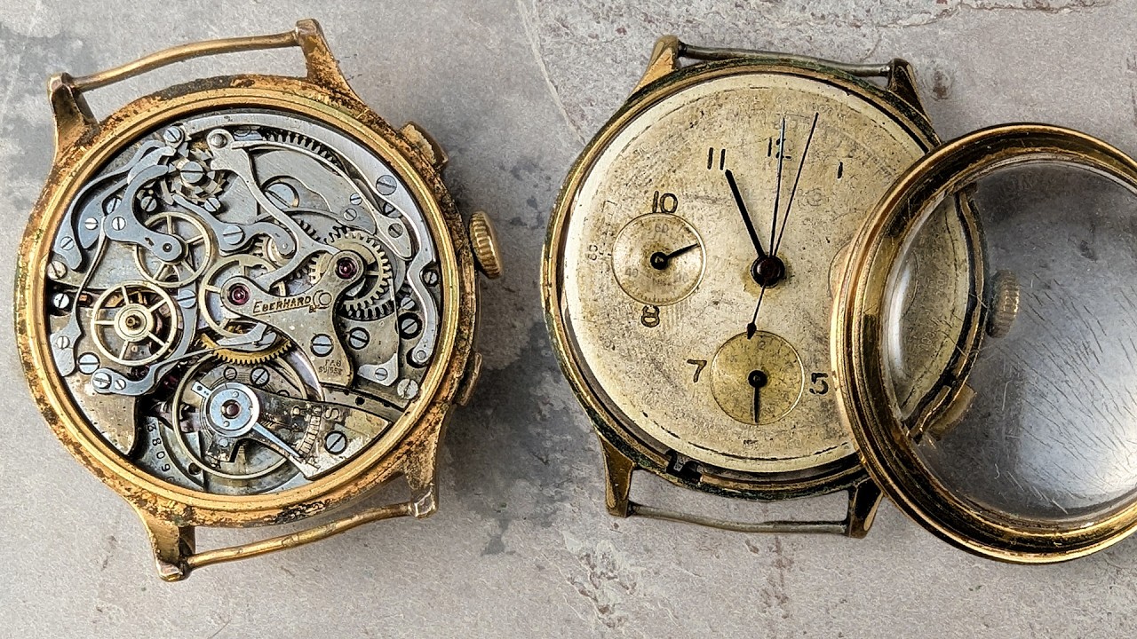 My Most Satisfying Watch Restoration - Vintage Eberhard & Co Chronograph from 1943