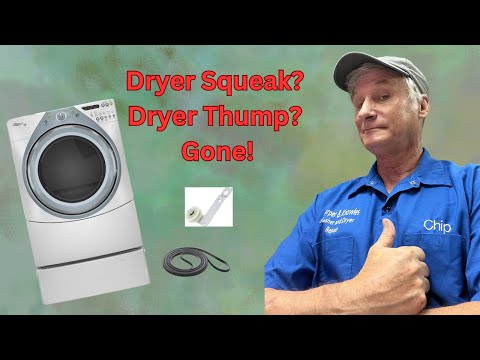 Dryer Squeaking or Thumping? Replace the Belt & Idler Pulley