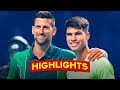 Alcaraz vs. Djokovic ● Riyadh Exhibition 2023 (Highlights)