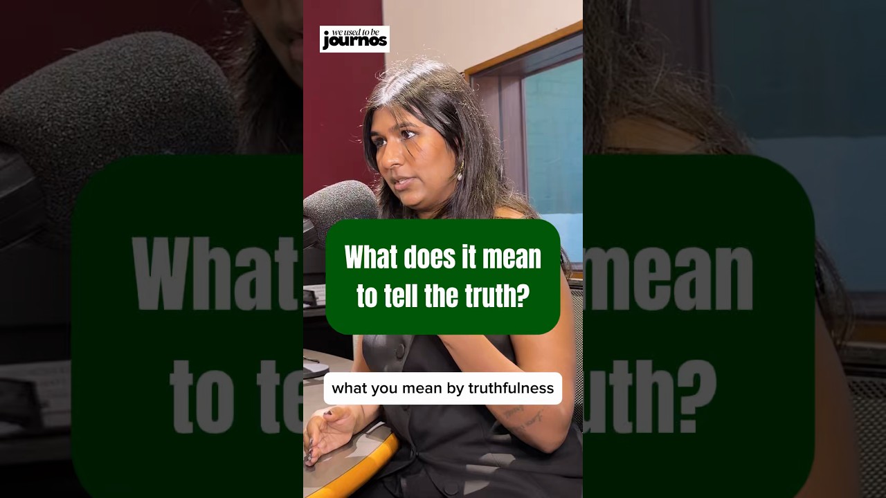 What does it mean to tell the truth?