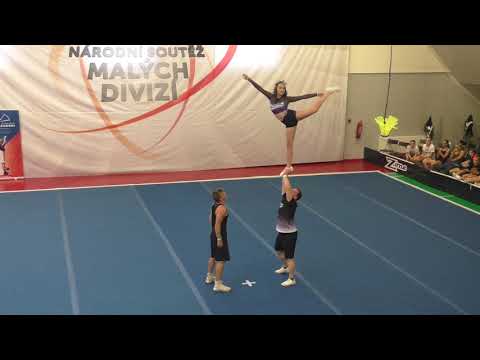 A-STYL DRAGONS ÁĎA A ALEŠ Partner Stunts Coed Senior Premier at MMD 2018