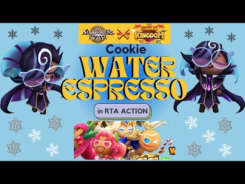 WATER ESPRESSO Cookie live in Action... - Summoners War