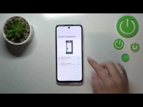 System Navigation Settings on MOTOROLA Moto G73 - Set Gesture Navigation