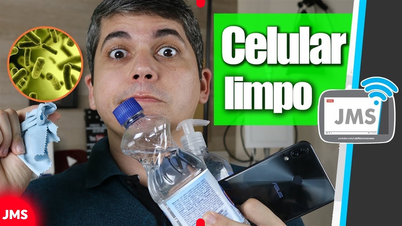 Como limpar a TELA do CELULAR, posso limpar o celular com ÁLCOOL?