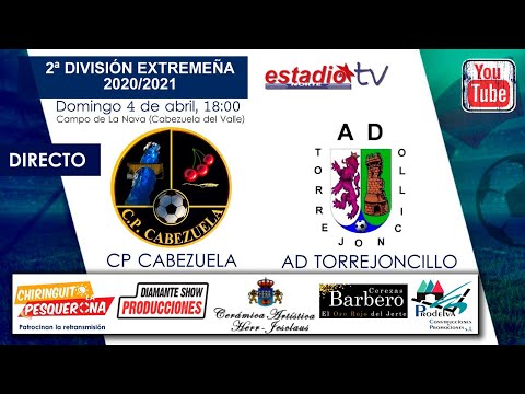 Emisión en directo. CP Cabezuela-AD Torrejoncillo (Domingo 4 de abril, 18:00)