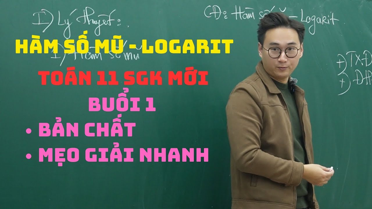 HÀM SỐ MŨ - LOGARIT (DẠNG VẼ ĐỒ THỊ, TÌM TẬP XÁC ĐỊNH)