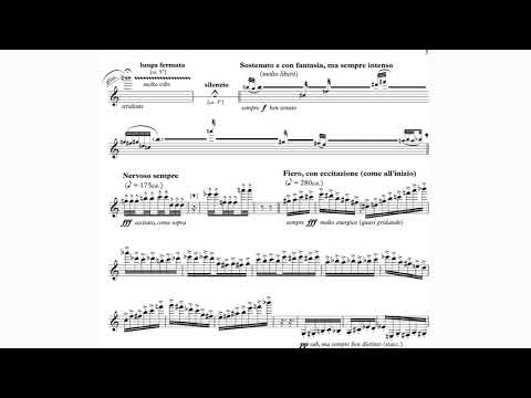Luís Carvalho - Alboque for Clarinet (2011; rev. 2018) [Score-Video]